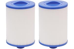 Ynzeyx 2Pcs Hot Tub Filter Cartridge Replacement, Spa Filter Compatible with Pleatco PWW50, Unicel 6CH-940, Filbur FC-0359, 45 Sq. Ft Spa Filter Cartridge