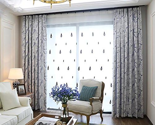 Curtains Super Soft Solid Thermal Insulated Blackout Curtains Noise Reduction Anti-UV Curtains Thickened Curtains Bedroom Living Room Balcony Hook Up Curtains (one pair) ( Size : 300cm*270cm )