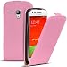 Produktbild Samsung Galaxy S3 Mini PU Leder Hülle, Conie Mobile FlipCase, Klapptasche Handytasche Schutzülle Premium Fliptasche in Pink