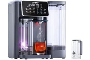 Jimmy R9 Purificatore Acqua Osmosi Inversa Domestica per Controsoffitto Dispenser Acqua Calda 7 Fasi Filtrazione UV Riscaldamento 3S 7 Temperature Monitor TDS