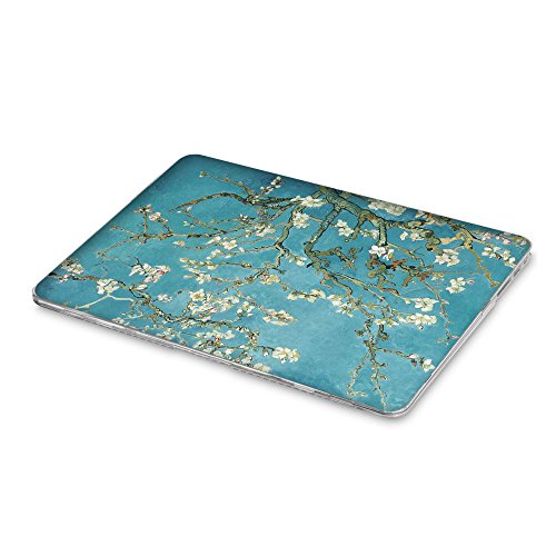 Fintie MacBook Air 13 Hülle – Ultra Slim Plastik Hartschale Schutzhülle Snap Case für Apple MacBook Air 13.3 Zoll (A1466 / A1369) , Mandelblüten - 3