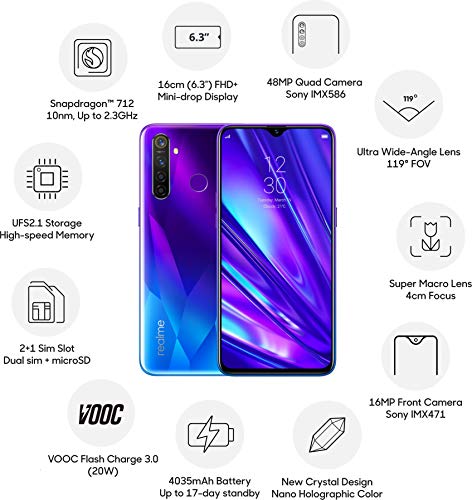 11% OFF on Realme Pro (Sparkling Blue, 64 GB) (4 GB RAM) on