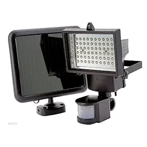 Ascension  Bright 60 LED Solar Lights Outdoor Solar Security Lights with Motion Sensor Solar Flood Lights with Upgraded Battery Capacity of 4400 mAh (Pack of 1)