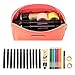 CHICECO Handy Nylon Makeup Bag Cosmetic Bag, Lipsticks Nails Polish Organizer - Watermelon Red