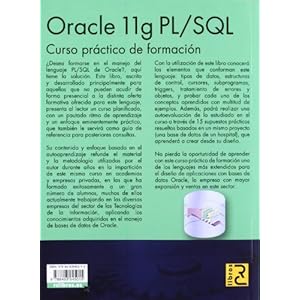 ORACLE 11g PL/SQL. Curso práctico de formación