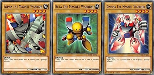 YuGiOh! Kartenset Alpha, Beta + Gamma Magnetkrieger - YGLD - Common - 1. Auflage…