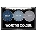 Collection Work The Colour Eyeshadow Trio Palette ~ 6 Sky High ~ Mid Navy / Pale Blue
