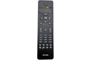 FYCJI Nuevo Reemplazar el Control Remoto RC1205 RC-1205 para Mando a Distancia para Hitachi Oki Techwood Silvercrest Mitsai Schneider TV 32LD30UA 32LD30U 32LD30UB V19BPH V19B-PH