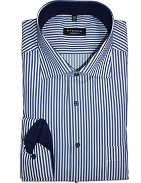 ETERNA Langarm Hemd COMFORT FIT Twill gestreift