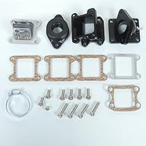 Kit Bloc Membrane + Collecteur D'admission Avec Joints - Compatible Yamaha Aerox, Aprilia SR50, MBK, Etc.