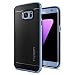 Produktbild Samsung Galaxy S7 Edge Hülle, Spigen® [Neo Hybrid] Dual-Layer Schutzrahmen [Blue Coral] Metallisierte tasten / Durchsichtige TPU Schale + PC Farbenrahmen Schutzhülle für Samsung Galaxy S7 Edge Case, Samsung Galaxy S7 Edge Cover, Samsung S7 Edge Case, Samsung S7 Edge Cover - Blue Coral (556CS21028)