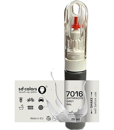 King Kong State - Stylo De Retouche - Noir Mat - Peinture Pour Réparer Les éclats De Pierre Et Les Rayures Sur La Voiture (mat