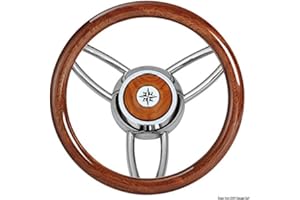 OSCULATI Volant Blitz Couronne en Acajou Poli