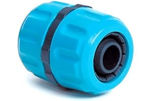 Cellfast Pieza de reparación, conector de manguera BASIC de 3/4" (19 mm), conexión de 2 extremos de manguera, fácil montaje, plástico ABS, 50-105