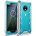 Produktbild Poetic Revolution Heavy Duty Schutz Hybride Hülle mit Schirm Schutz für Motorola Moto G5 Plus (2017) Blau