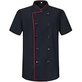 MISEMIYA - Chef Jacket Man - Men's Chef Jacket - Hospitality Uniform - - Ref.842B