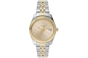 Fossil Watch for Women Scarlette Three-Hand Day-Date, Stainless Steel Watch with a 32 mm case Size