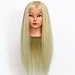 Neverland 70% Hair 26" Long Hair Hairdressing Training Head with Clamp White UK STOCK