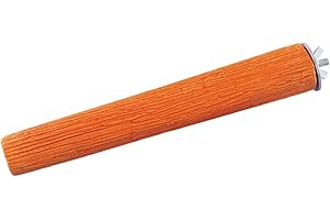 Nobby Mineral Stones Perchoir Minéral pour Oiseau Orange 22 cm