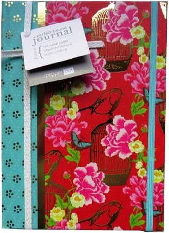 A5 Perfect Bound Notebook Journal - Pepperpot "Asiana" - 160 Ruled Pages - Size 210mm x 148mm