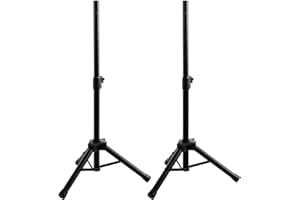 SHARD-LAB COPPIA STATIVI TREPPIEDI SUPPORTI UNIVERSALI CASSE ACUSTICHE PERNO STANDARD DA 3,5 CM CAVALLETTI