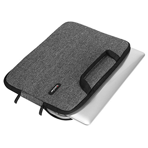 iCozzier 13-13.3 Zoll mit Laptoptasche Sleeve Hülle Schutztasche für 13-Inch Laptop/ Ultrabook/ Notebook/ Netbook/ MacBook – Grau - 5