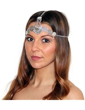 Orientalische Haarkette Kopfkette Haarband Band Kette Kopfschmuck Haarschmuck in verschiedenen Style`s in gold-Optik...