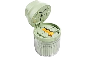 ETOFIXEE Coupe Cachet,Ecrase Medicament,Coupe Medicaments en 2 et 4,Écrase Pilule pour Petits et Gros Cachets,Coupe Comprimé pour Enfants,Agés,Animaux de Compagnie