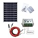 Produktbild ecoworthy 100 Watt 12 V Solar Panel Kit + 15 A Laderegler für 12 Volt Off Grid Akku System