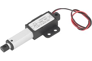 Mini Elektrisk Linjär Ställdon 12V 150N 20 Mm Slaglängd IPX4, Byggd med Aluminium och ABS, Idealisk för Hemautomation, Lyftar