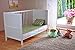White Solid Wood Baby Cot Bed & Deluxe Foam Mattress Converts into a Junior Bed - ?3 Position Base Heights ?4 inch Mattress ?RRP£210 (White)