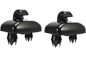 Zingking 2 ganci parasole per auto, compatibili con Au-di A1 A3 A4 A5 Q3 Q5 8E0857562 8U0857562A (nero)