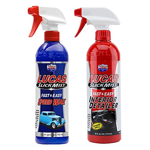 Preisvergleich Produktbild Lucas Slick Mist Fast & Easy Speed Wax 710 ml + Innen Detailer 710 ml Set