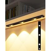 شاحن USB LED حساس للحركة RULTECH مقاس 40 سم مع مستشعر جسم الإنسان وخزانة ملابس مطبخ لاسلكية محمولة وخزانة LED للسلالم