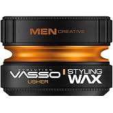VASSO Shine Wax | All Hair Types | Natural Grip and Natural Shine | AQUA Usher 150 ml