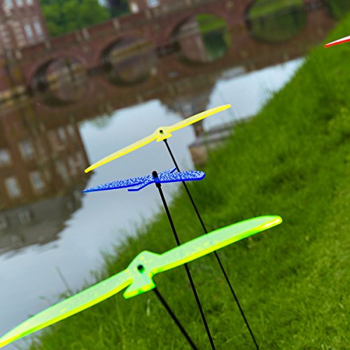 SUNPLAY Sonnenfänger „Vögel“ im FARBMIX, 5 Stück zu je 20 cm Durchmesser im Set + 70 cm Schwingstäbe - 7