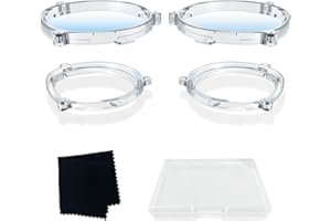 Fiorky Montures de Protection de lentille magnétiques avec Lunettes Anti-lumière Bleue, Anneau de Protection Anti-Rayures, entretoise de lentille de Lunettes VR pour Meta/Oculus Quest 3