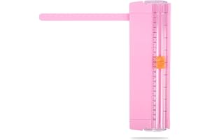 YIHECWY Mini Paper Cutter Portable Cutter Trimmer A4 Craft Guillotine Paper Trimmer Scrapbooking Tool for Standard Cutting of A3 A4 A5 Paper Photos Labels Craft Paper Coupon Cardstock