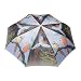 FabSeasons Blue & Green, Kingfisher Bird Digital Printed, 3 Fold Fancy Automatic Umbrella for all Weather RS.499.00