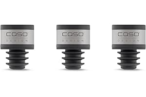 ‎CASO CASO WineLock - Vakuum Aromaverschluss, 3 Stk., Weinverschluss für Vakuumierer, für längeren Genuss & Schutz der Aromen, spümaschinengeeignet, für Flaschenhälse mit 16-19 mm Innen-Durchmesser