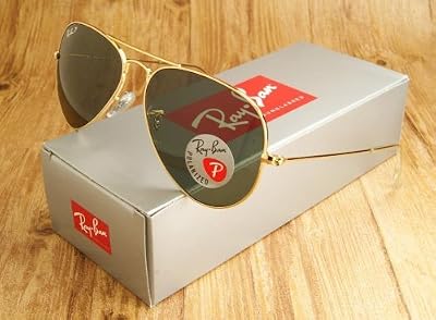 Ray-Ban Ray Ban - Aviator Large Metal RB3025 C58 - Lunettes de soleil Mixte - Cadre Classique/Lentille Classique Verte