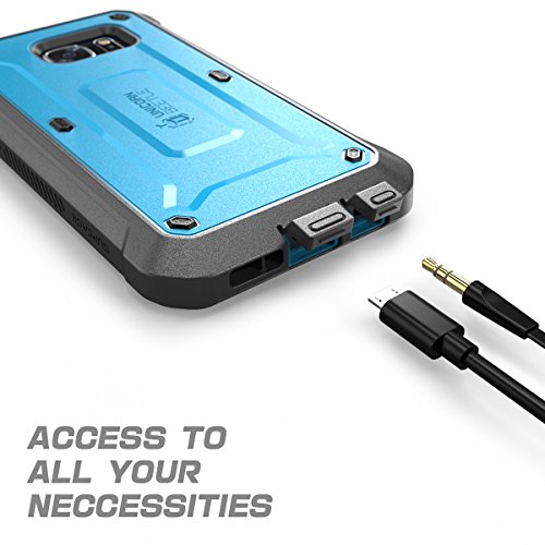 Supcase Carcasa para Samsung Galaxy S7 Edge 2016 - Funda completa resistente  serie Unicorn Beetle Pro  Azul