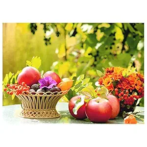 Rangoli Vinyl Wall Sticker , Multicolour (Model Number: Kitchen Wall Sticker 09)