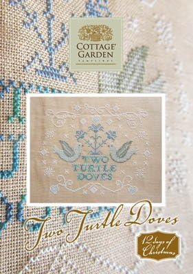 Cottage Garden Samplings Two Turtle Doves Cross Stitch Chart