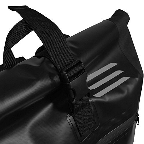 Red Loon Kurier Rucksack Courier Bag Kuriertasche LKW-Plane Backpack Fahrrad schwarz oder orange - 5