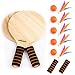 Produktbild Overmont Spiel Set Racket Strandball Badminton Federball Schläger Cricket Ball und Familie Training Kinder Büro Outdoor Sport