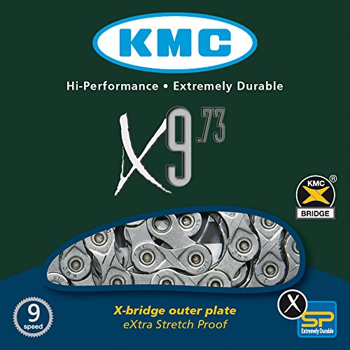 KMC Fahrradkette X 9 - 73, silver/ grey