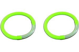 BLNTACKLE76 Set: 2 segnalatori di abboccata ad anello giallo + adesivo Petri Heil incluso