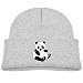 Produktbild Fashion Funny Chubby Panda Kid Knitted Beanies Hat Boys Girls Winter Hat Knitted Skull Cap Gray