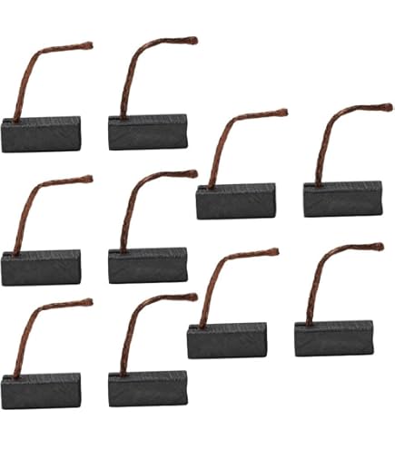 Vhbw 2x Balais De Charbon Pour Moteur électrique 6,3 X 11 X 28mm Compatible Avec Nilfisk Attix 360-21, 360-2H, 360-2M, 550-01, 550-0H Aspirateur